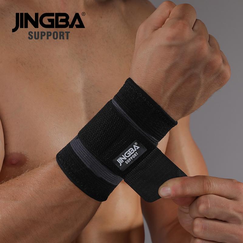 Armband Unterstützung Fitness Handgelenk Unterstützung Schutzausrüstung Handgelenk Band Männer Tennis Badminton Klammer S-M schwarz