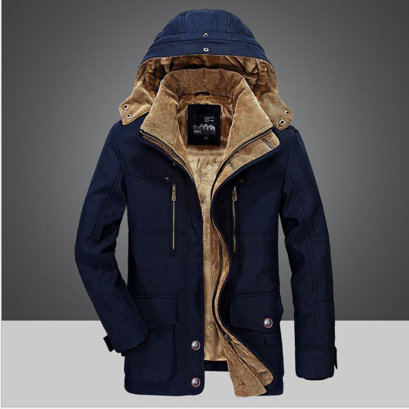 Winter Männer Winddicht Fleece Parkas Mantel Verdicken Warme Militär Jacke Herren Mantel Lässige Parkas Windjacken Männer XL