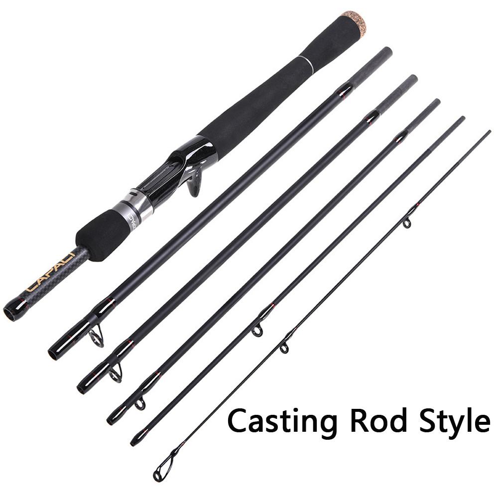 Feeder Reiserute Führungsring Kohlefaser Spinnrute Casting Angelruten Leichtgewicht ML Power Köderrute 2.1/2.4/2.7m für Outdoor 2.7 m