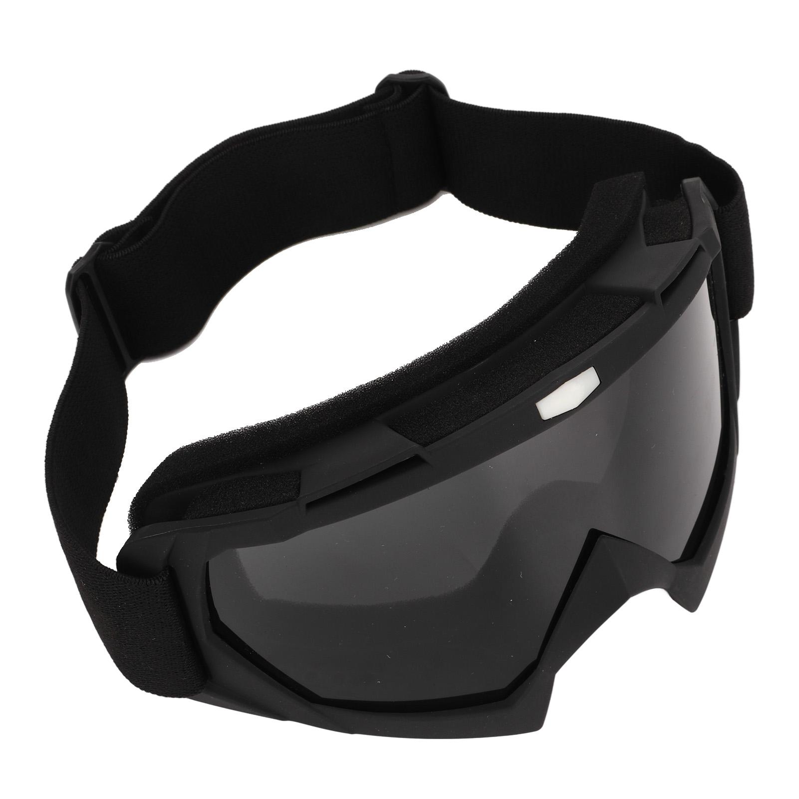 Outdoor-Skibrille Sport Radfahren Motorrad Winddichte Brille Bike Off Road Staubdichte Brille grau