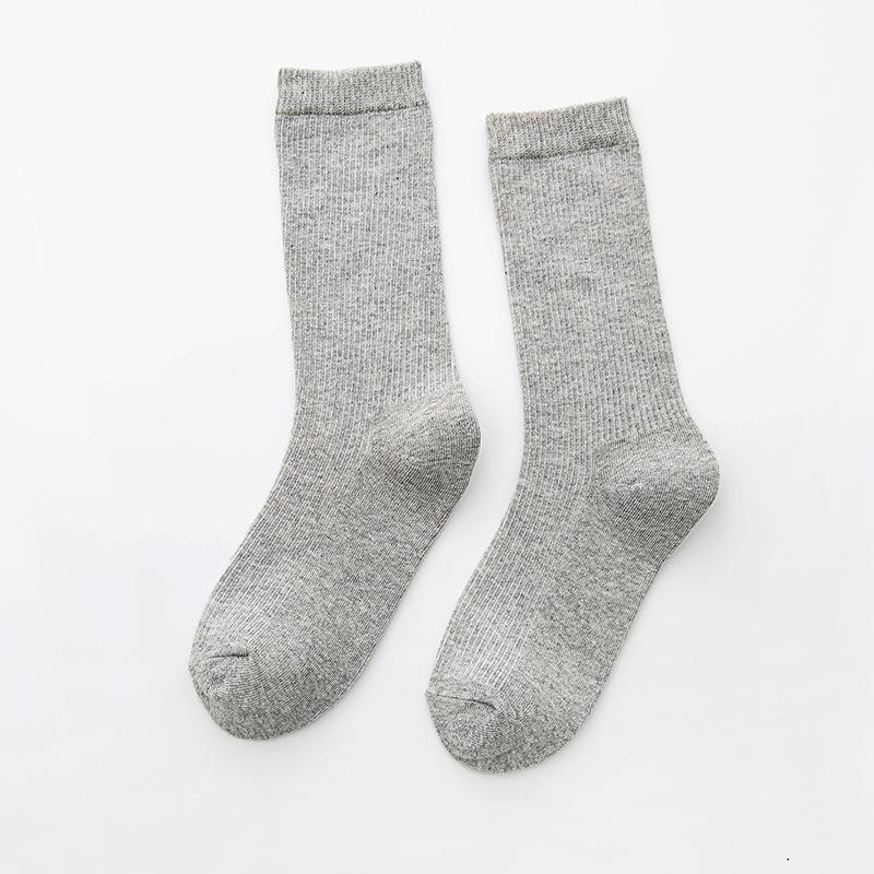 Mode Candy Farbe Stapel Socken Baumwolle Gemütliche Mädchen Studenten Socken Frauen Damen Casual Weiche Socken GZW hellgrau