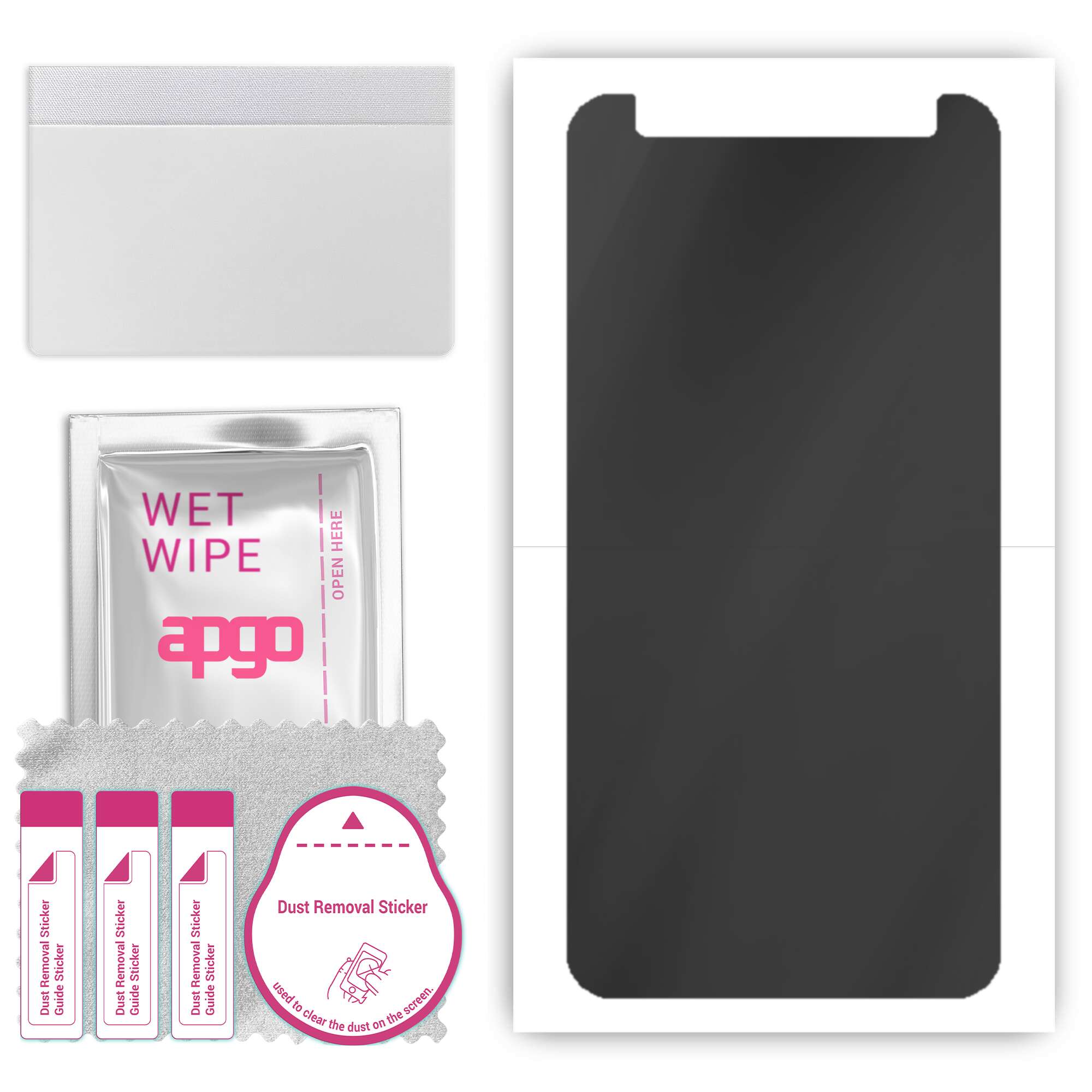 apgo Hydrogel Privacy Matte Screen Protector for Blackview BV6300 Pro, Anti Spy, Hydrogel Film, Flexible, Soft TPU with positioning layer easy install