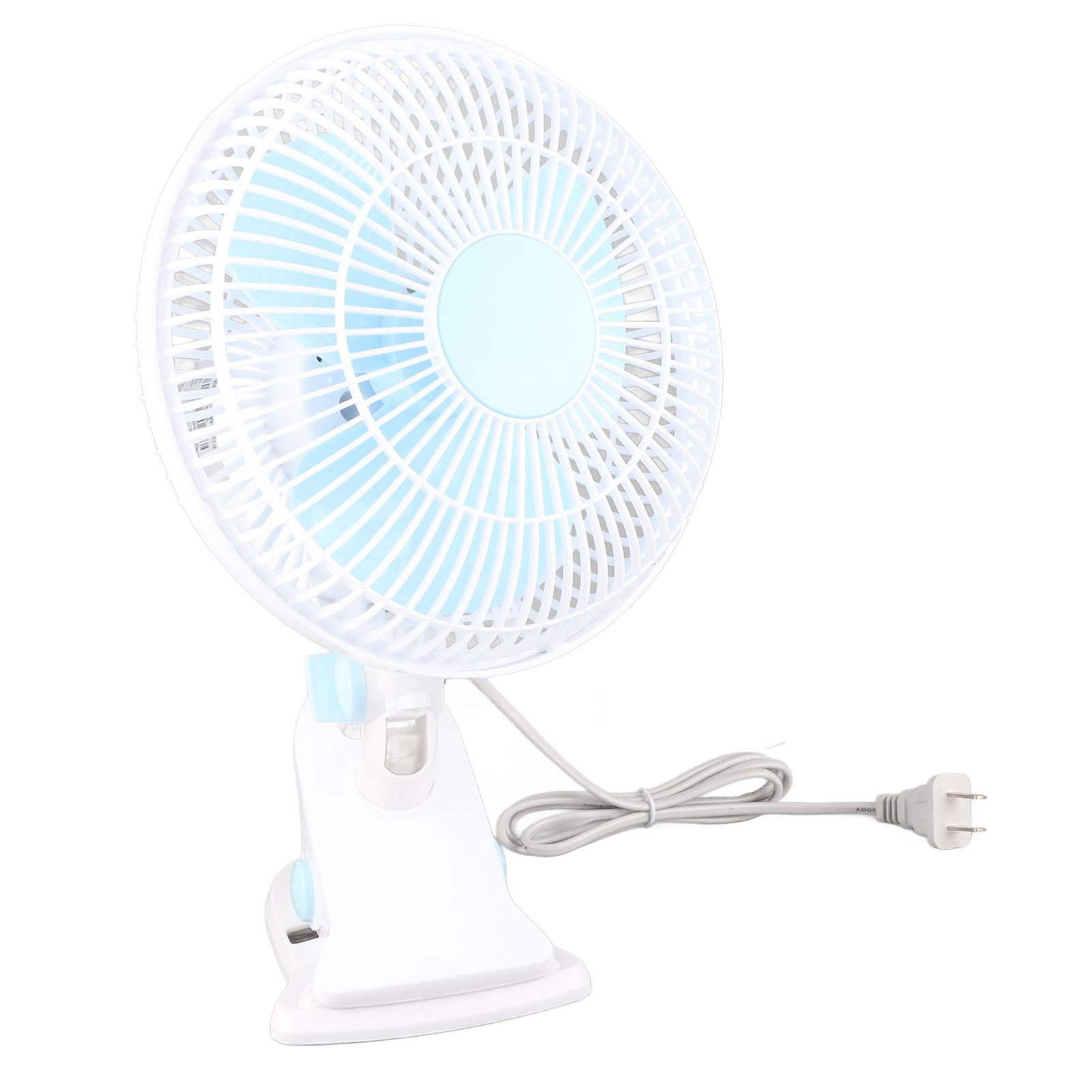 Mini Elektrischer Ventilator Kompakter 3-Lüfterflügel Desktop-Clip-Ventilator für Studentenwohnheim Nachttisch Büro CN
