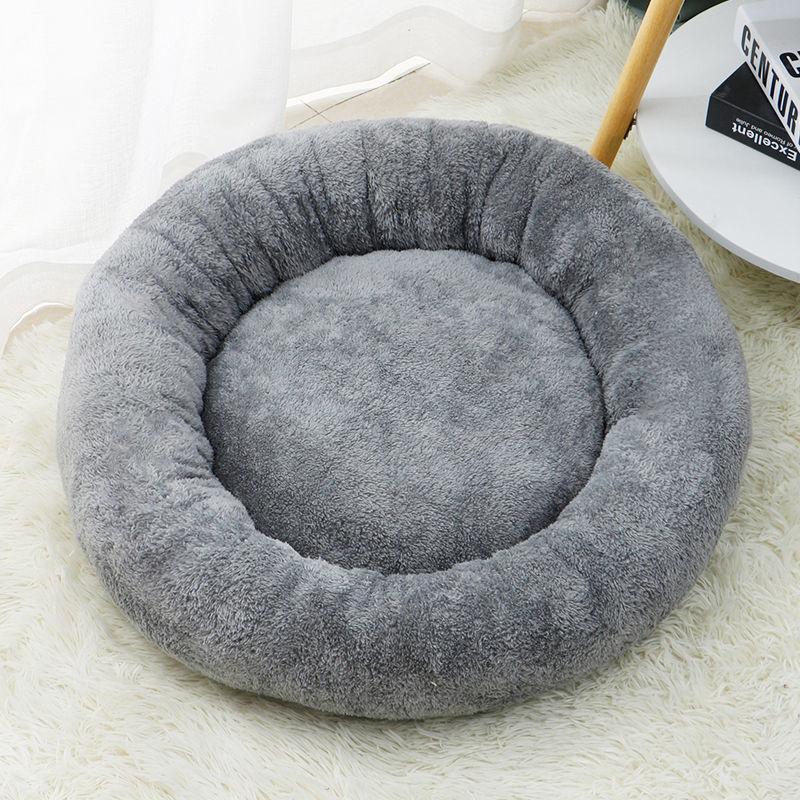 MAITA Katzenstreu Four Seasons Universal Hundehütte Winter Warme Katzenmatte Katzenstreu Kätzchen Haustierbedarf Katzenbett M grau