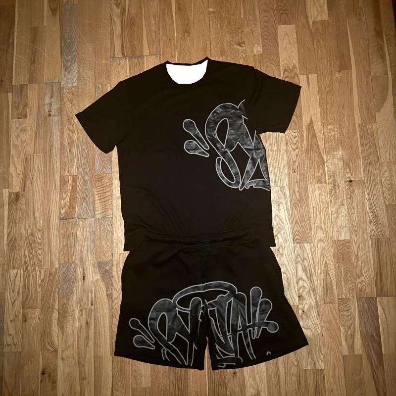 2026 Mode Central Y2k Kleidung Baumwolle Lässig Sommer T-Shirt Shorts Damen Herren Kleidung Outfit T-Shirts Streetwear Oberteile Badeshorts S beige