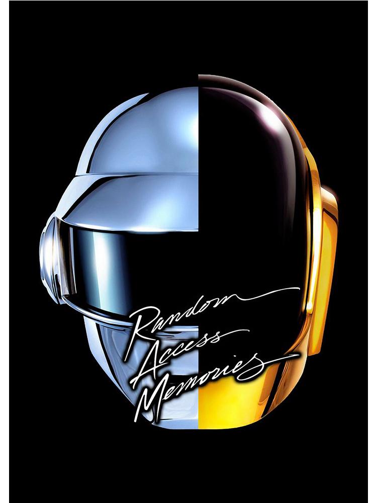Neon Daft Punk Random Access Memories Musik Album Cover Poster Leinwand Malerei HipHop Pop Musik Star Wand Bild Zimmer Dekor 40x50cm No Frame