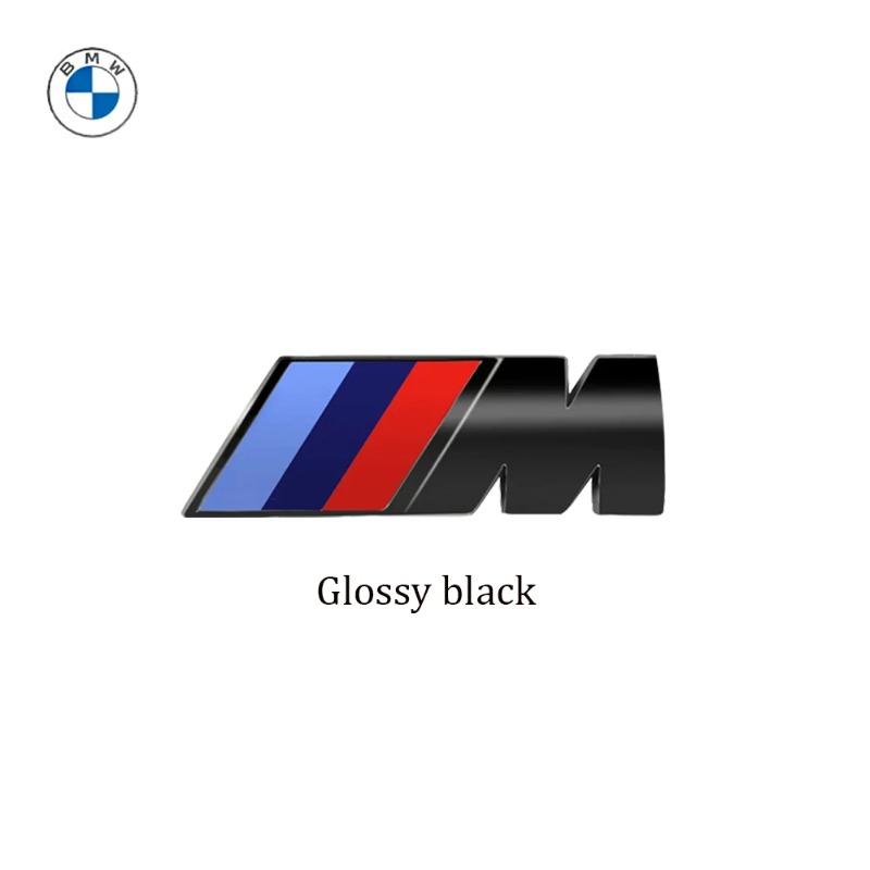 1 Stück BMW M Emblem 3D Auto-Kotflügel-Logo Heckklappenaufkleber für BMW E39 E46 E36 E90 G20 G30 E60 G22 F30 F20 X3 X5 X6 M Zubehör 7.5cmx2.7cm