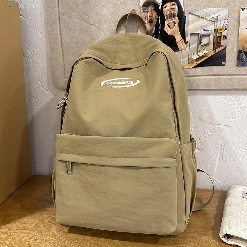 Kinder Schultaschen Grundschüler Junior High School Mädchen Neuer Stil Buchstaben Rucksäcke