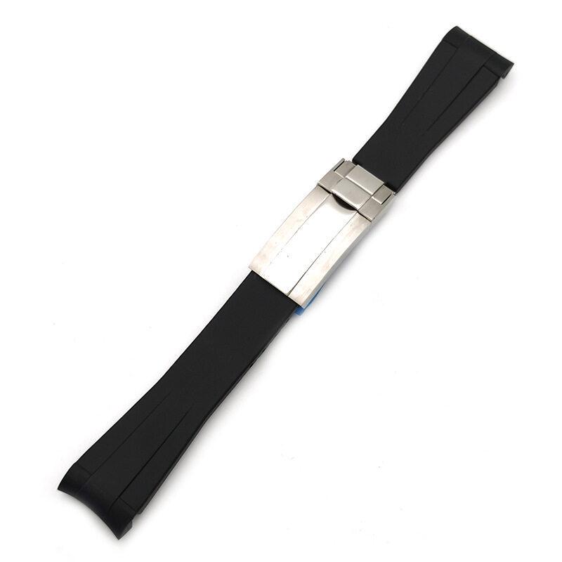 Mehrfarbiges Silikonarmband für Rolex Submariner – 20 mm/21 mm 20mm