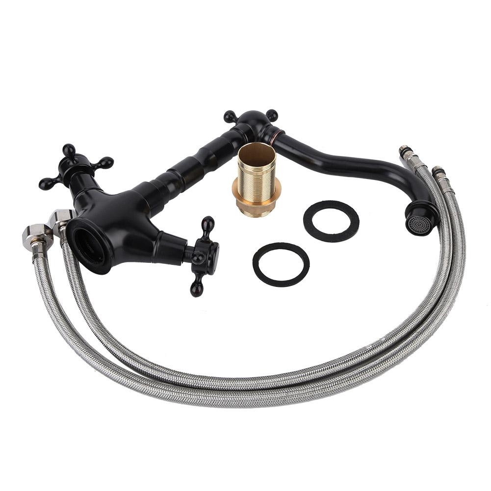 Europäischer Stil Vintage Messing Badezimmer Waschbecken Armatur Küchen Wasserhahn Beckenmischer(G1/2 )