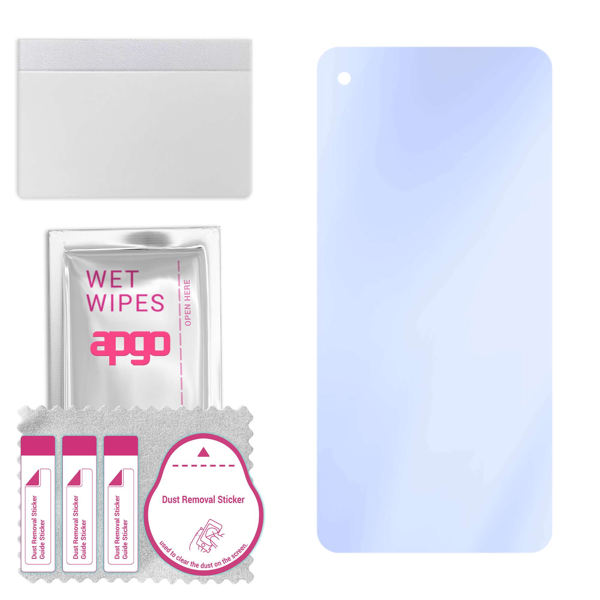 apgo Ultra-Clear 9H Hybrid protective glass compatible with Blackview BL5000, flexible nano glass, great replacement for tempered glass, scratch-resis