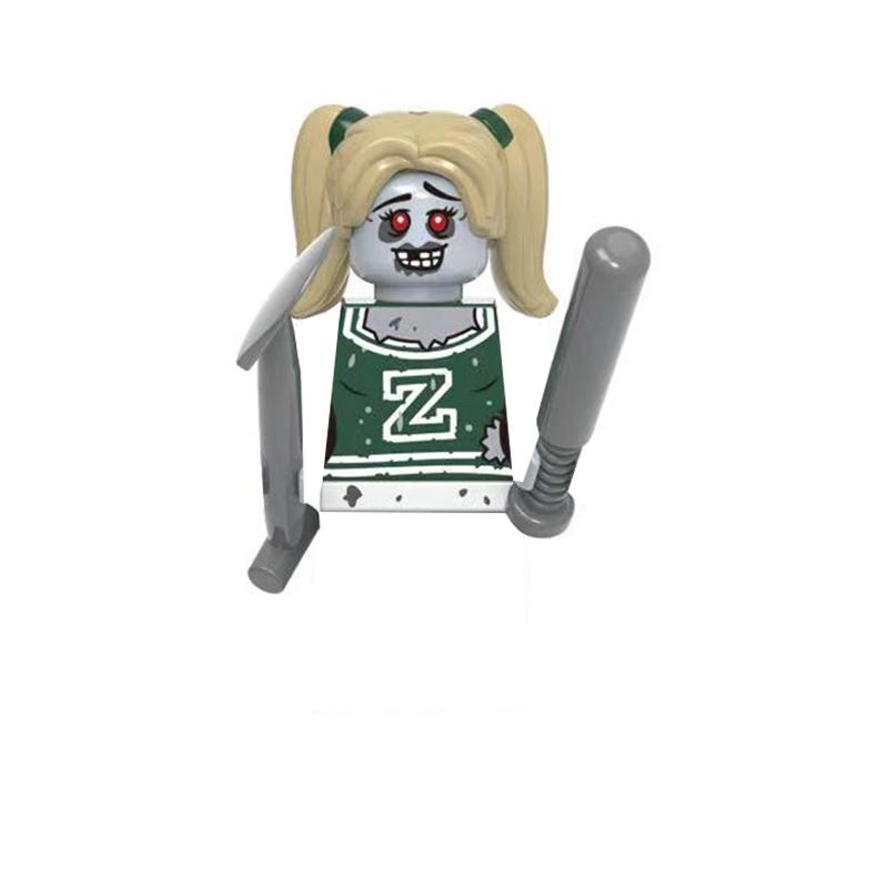 Horror Halloween Militär Walking Dead Soldat Actionfiguren Baustein Armee Infanterie Helm Waffe Ziegel Kinderspielzeug Geschenk
