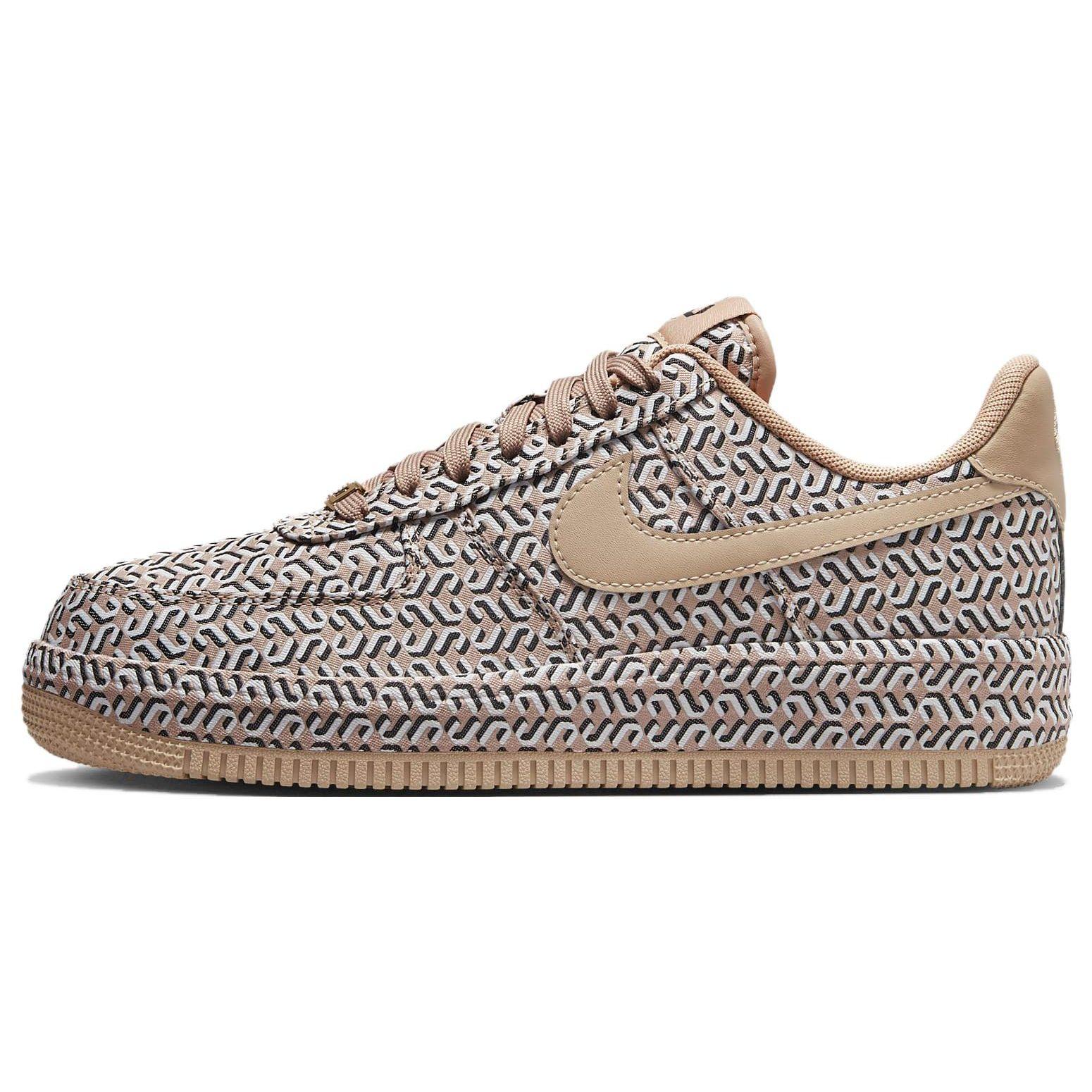 Nike Air Force 1 LX United in Victory - Hanf Damen Sneaker Tan Schwarz Summit-White DZ2789-200 37.5 gray