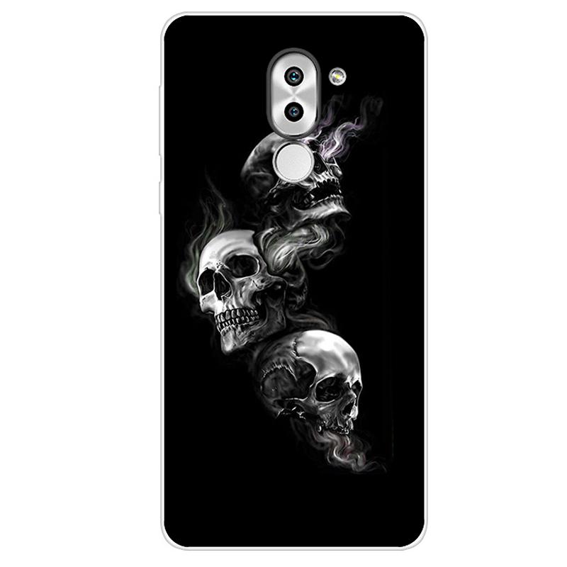 Hübsche, farbige Schutzhülle mit Aufdruck für Honor 6X BLL-L22 BLN-L21, weiche Silikonhülle, Coque für Huawei GR5 2017 Mate 9 Lite, Telefonhüllen Huawei GR5 2017