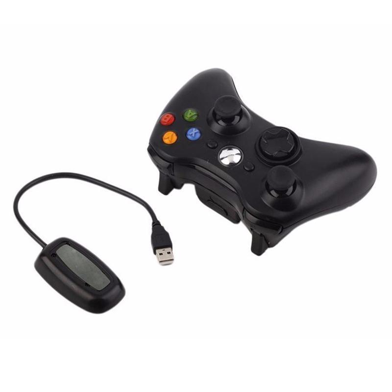 VAORLO 2,4G Wireless Gamepad Für Xbox 360 Konsole Controller Empfänger Controle Für Microsoft Xbox 360 Spiel Joystick Für PC win7/8/10 schwarz