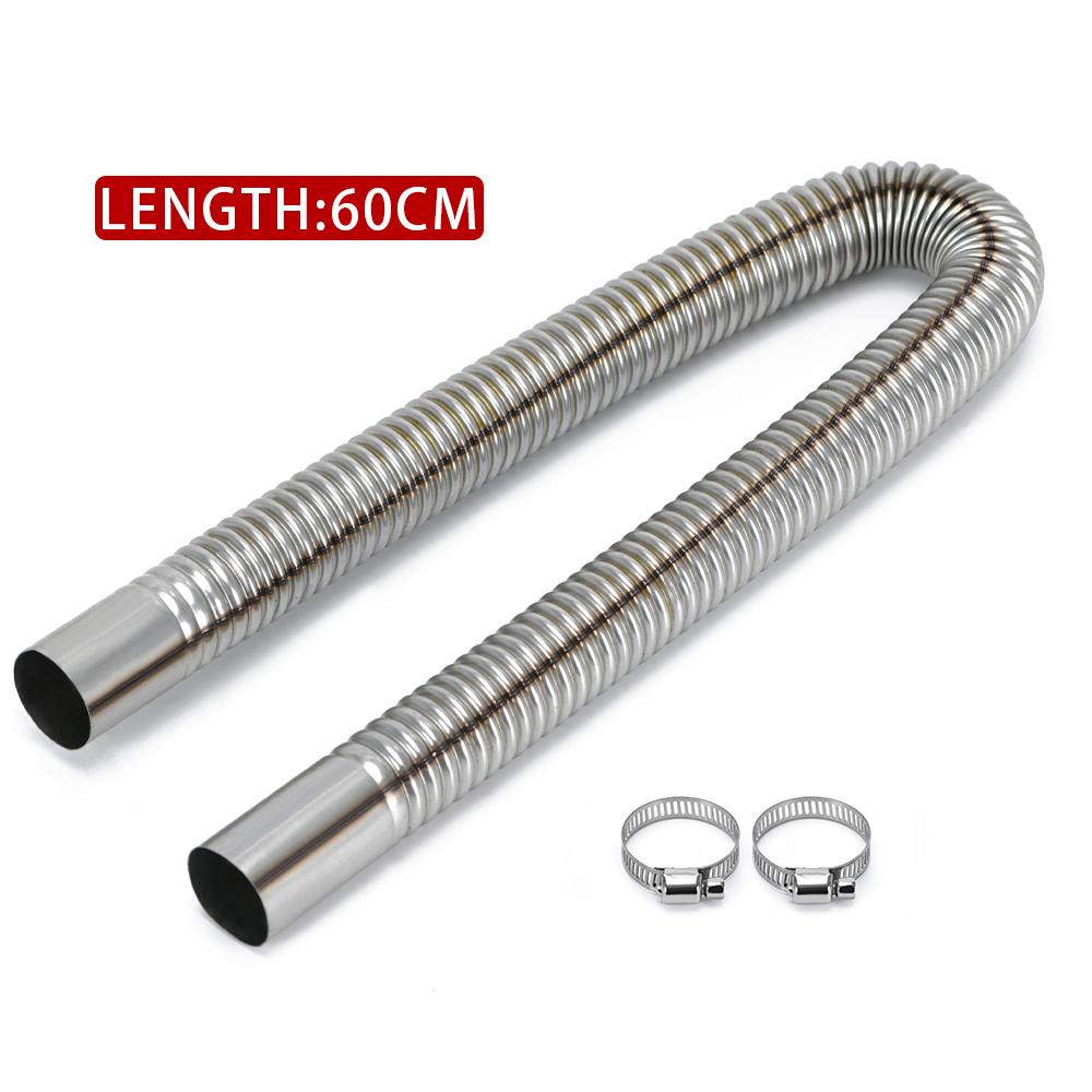 60 cm 100 cm 120 cm 150 cm 200 cm 250 cm 300 cm Luft Diesel Standheizung Edelstahl Auspuffrohr Rohr Gasentlüftungsschlauch Auto LKW VAN