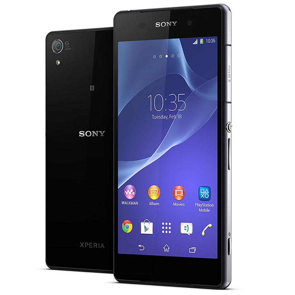 Generalüberholt Sony Xperia Original Sony Xperia Z2 D6503 20MP 5,2  Handy Mobiltelefon mit Einzel-SIM Simple Set schwarz
