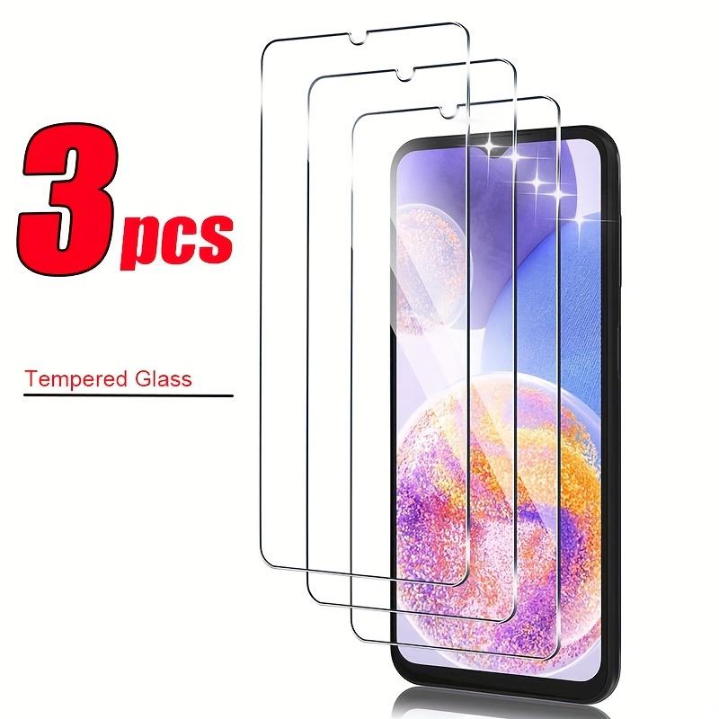 3 PCS 3PCS Temperd Glas Schutz Abdeckung Für Samsung Galaxy A05 A05S A15 A25 A35 A55 S22 S23 S21 FE S20 S24 Ultra A54 A53 A52 A51 Screen Protector Samsung S23 weiß