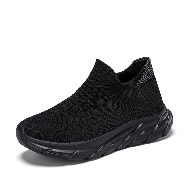 Neue Kinder Socken Schuhe Gestrickte Mode mittelhohe Sneakers für Jungen Mädchen Lässig Sport Socken Sneakers Kinder Tennisschuhe 35