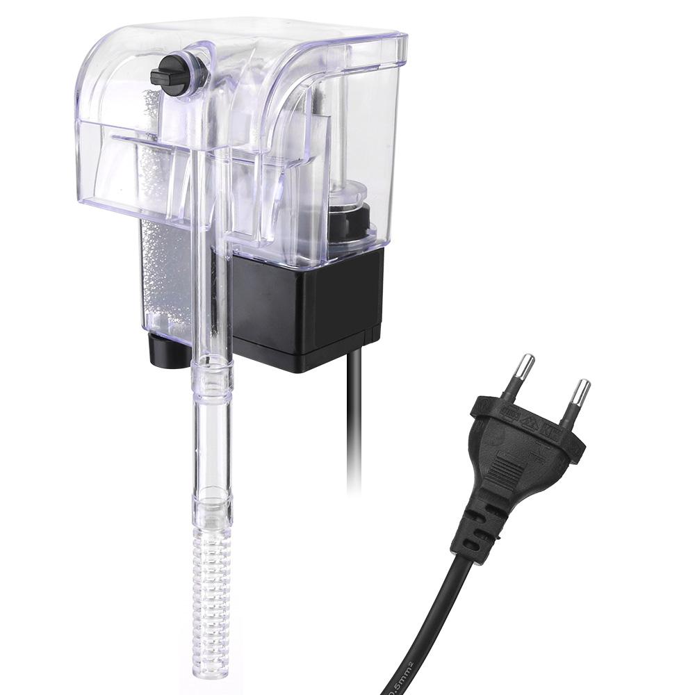 Wasserpumpen Externer Aufhängefilter für Aquarienfilter Aquariumzubehör Sauerstoff-Tauchwasserreiniger Mini-Aquariumfilter