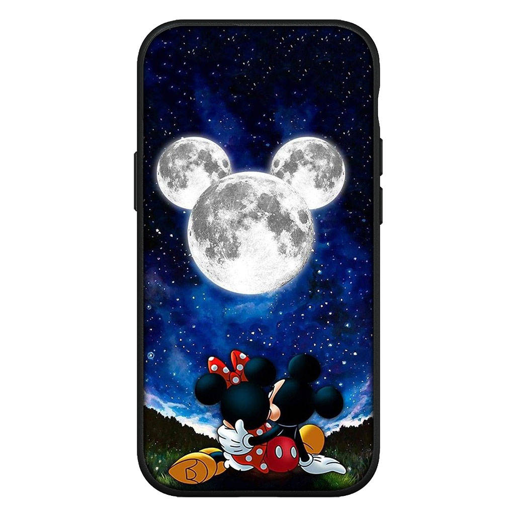 Hülle für iPhone 15 14 Xiaomi Redmi Note 13 12 11 Pro Max X 8 7 9 XR Samsung Galaxy S24 S23 A05 OPPO A15 Huawei Minnie Cartoon Mickey Süße Maus Hülle for Samsung Galaxy Note 20 rehbraun