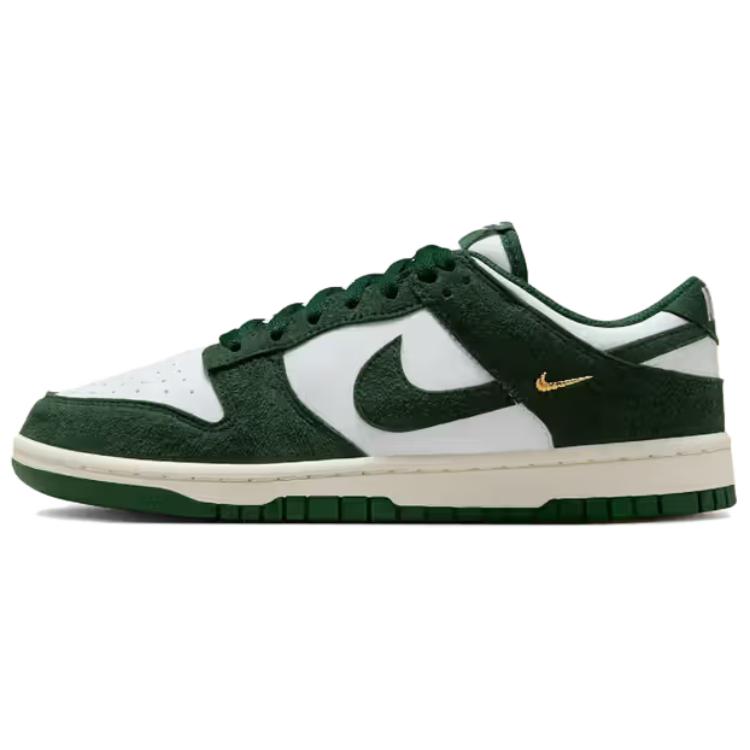 Nike Dunk Low Gorge Green Mini Swoosh Damen Sneaker Summit-White Sail Metallic-Gold IB4417-100 35.5