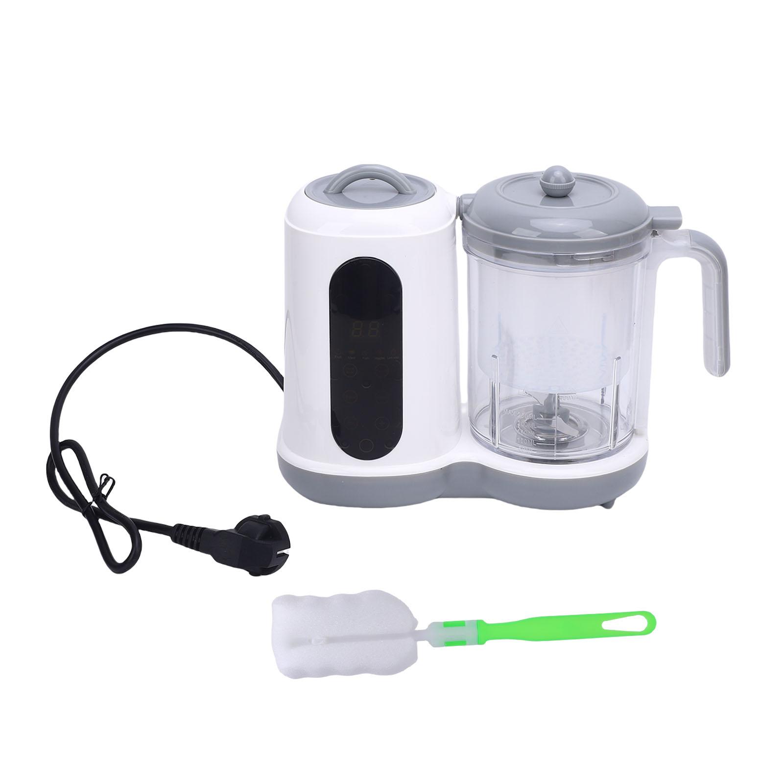 Babynahrungszubereiter Automatisches Kochen Mahlen Baby Dampfgarer und Mixer mit Timer Große Kapazität EU-Stecker L(for 6.5-9kg)