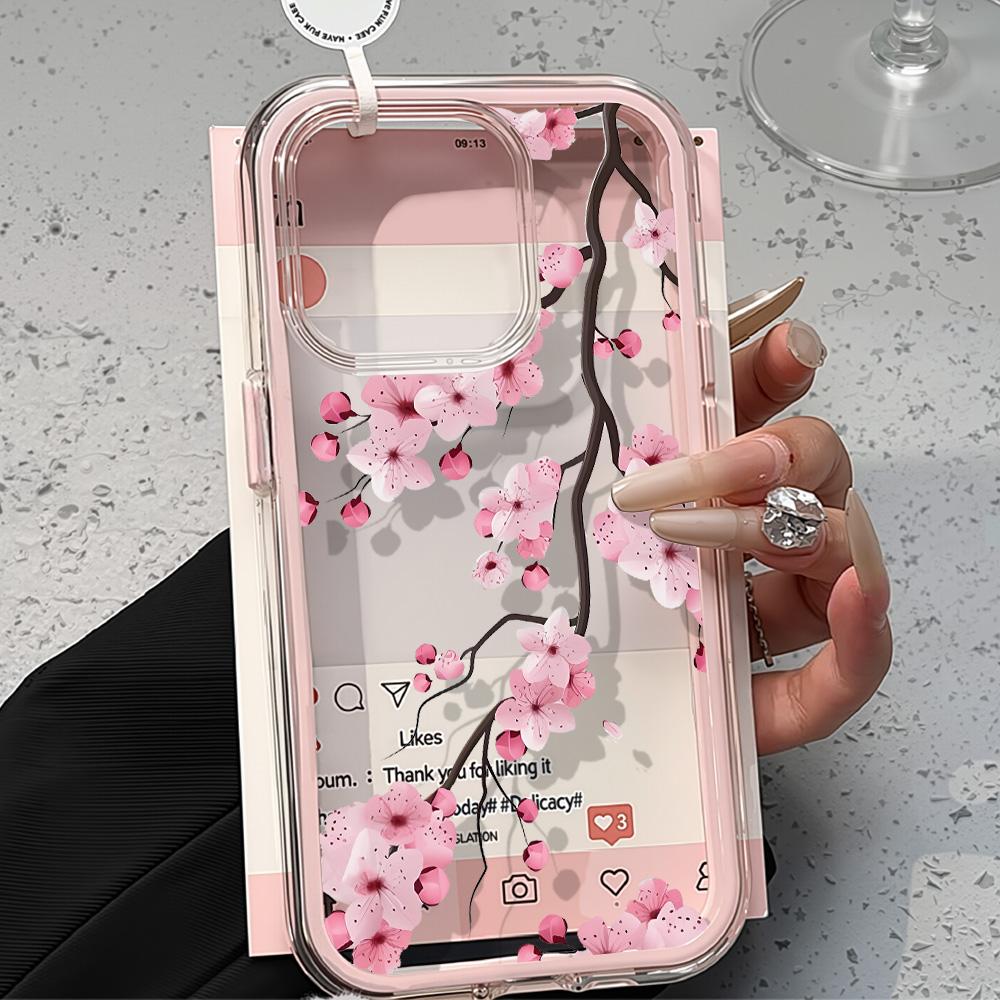 Bemalte Handyhülle für iPhone 17 11 12 13 14 15 16 iPhone 17 12 13 14 15 16 Pro 17 12 13 14 15 16 Pro Max  Hochwertige Bemalte Tier Niedliche Handyhülle iPhone 16 Pro rosa