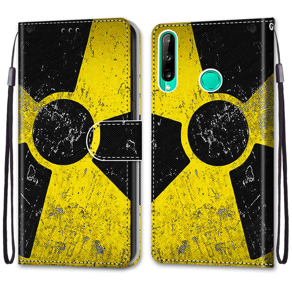 Luxuriöse Schutzhülle im Brieftaschen-Stil aus lackiertem Leder für Huawei Y5 Y6 Y7 Y9 P30 P40 P20Lite/Mate 20 Lite/P Smart Z/Nova 6SE Huawei P Smart+ 2019