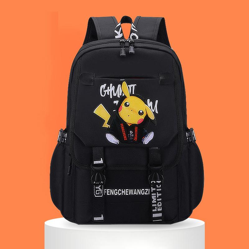 Süße Mode Wirbelsäule Schutz Licht Schule Tasche Teenager Kinder Schulranzen Primäre Teens Rucksäcke Geschenk L schwarz