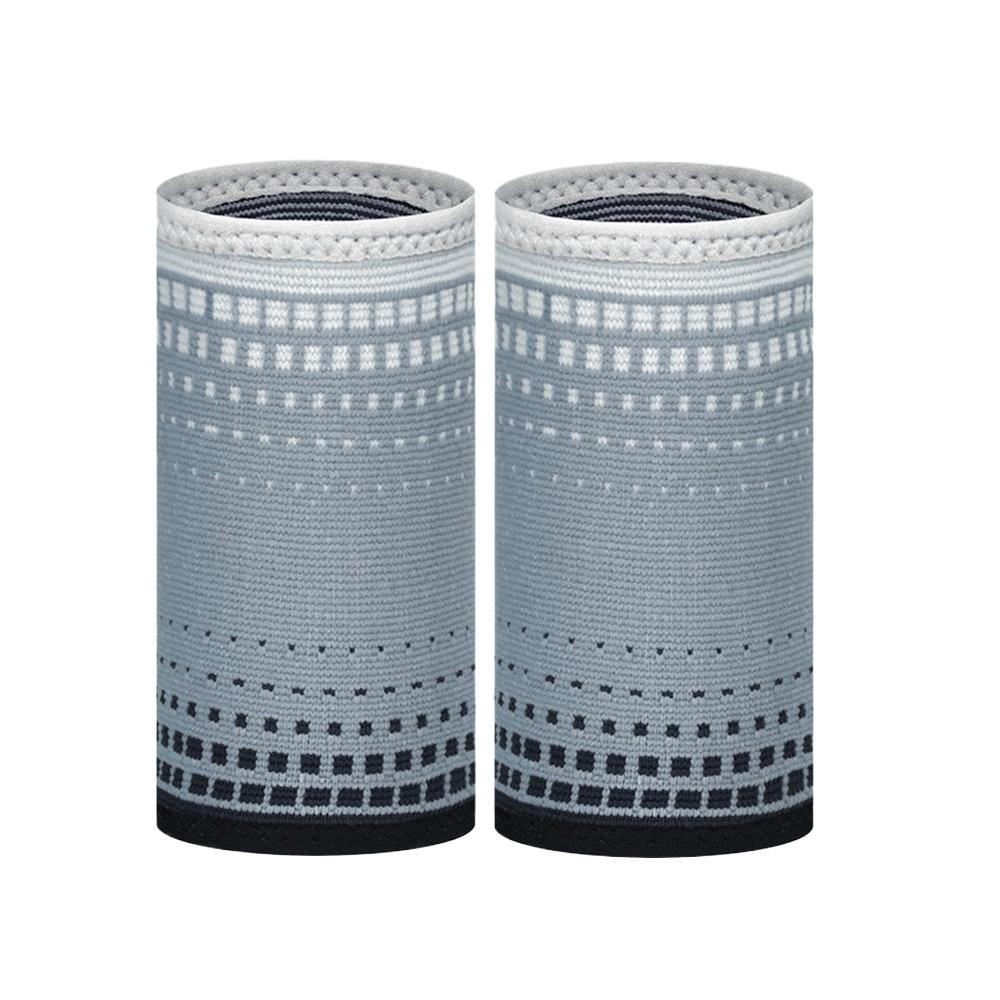 1 Paar Sport-Armband, Handgelenk-Schweißband, Tennis-Sport-Armband, Volleyball-Fitnessstudio-Handgelenkstütze, Schweißband, Handtuch, Armband, Wickel graue