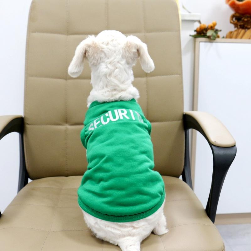 Frühling Sommer Haustier Welpen Kleidung Kleine Mittelgroße Hund Katze Muster Kurzarm Weste T Shirt Bekleidung Kleidung Chihuahua M grün