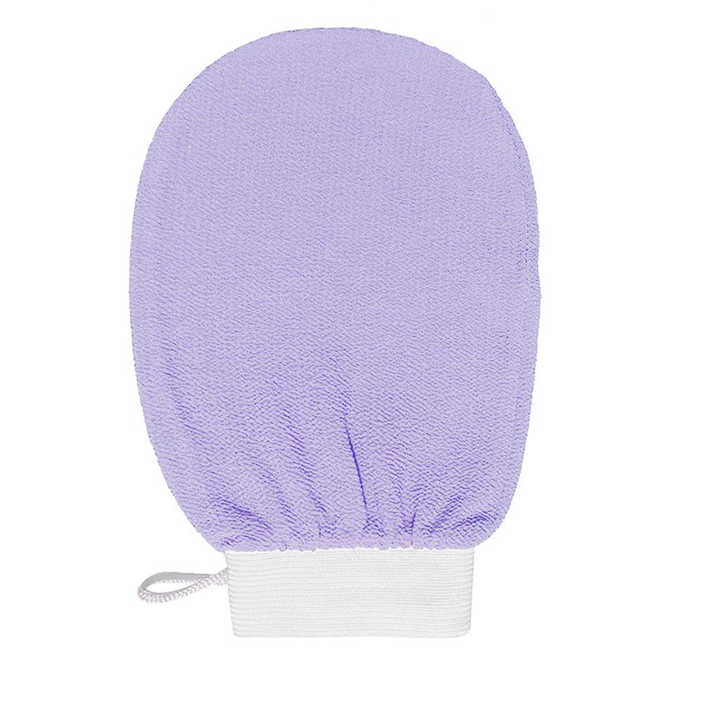 Upgrade Dusche Bad Peeling Handschuh Gesichts Massage Mitt Entfernung Peeling Peeling Handschuh Für Bad Dusche Spa violett