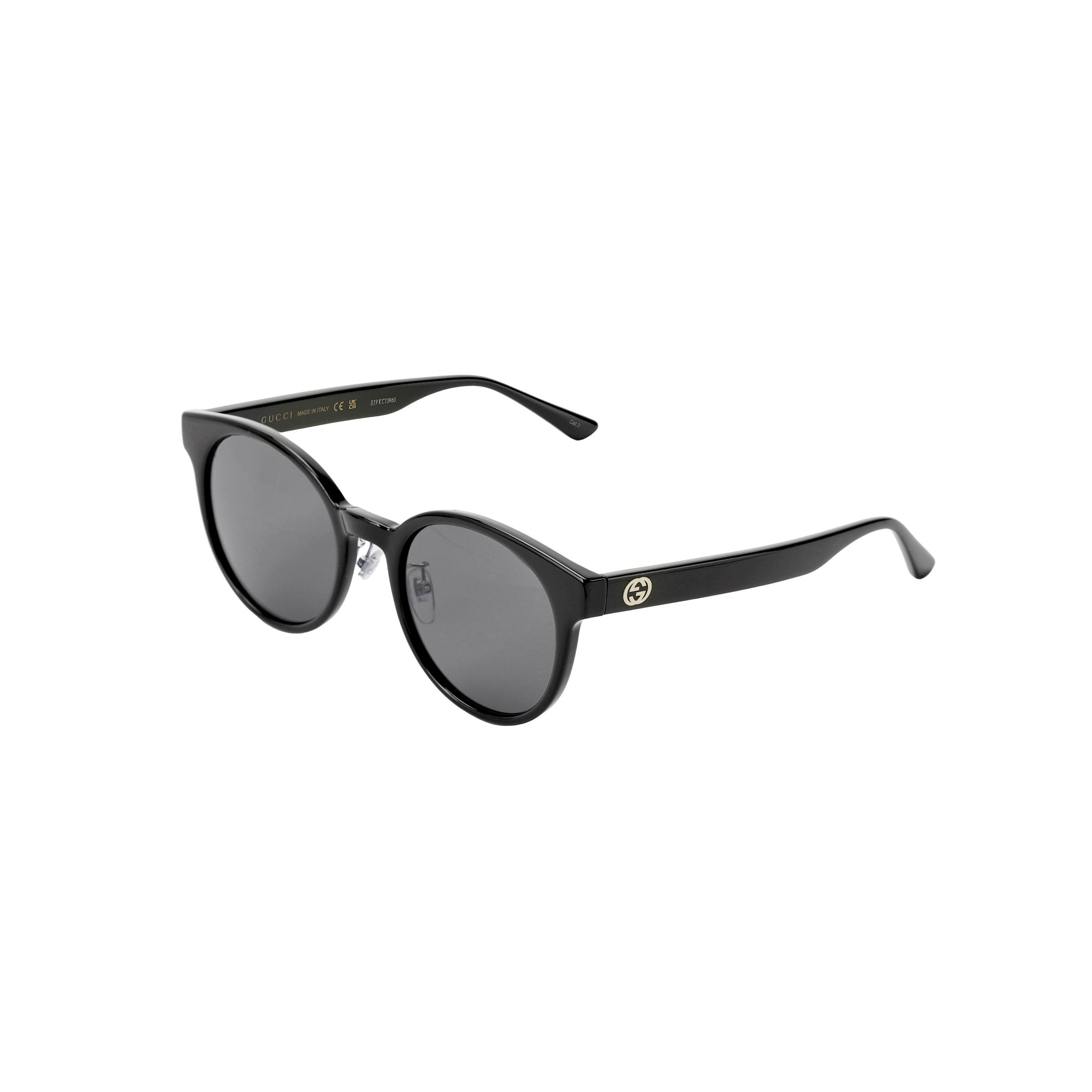 Gucci Schwarze Runde Sonnenbrille Damen Sonnenbrille GG1339SK-001 Dust Bag+Eyeglass Case (Random Color),54