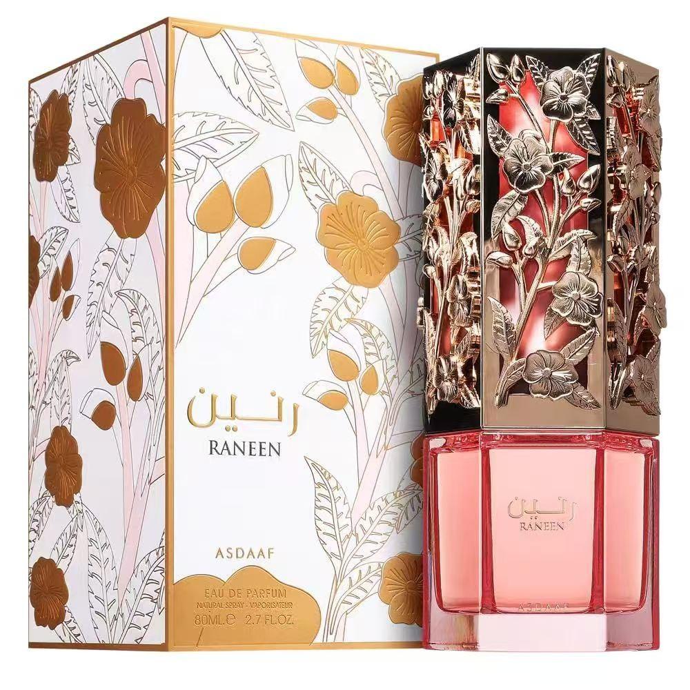 RANEEN ASDAAF Damenparfüm, Langanhaltender blumig-fruchtiger Duft, Naher Osten Dubai Arabischer Duft, Eau de Parfum rosa