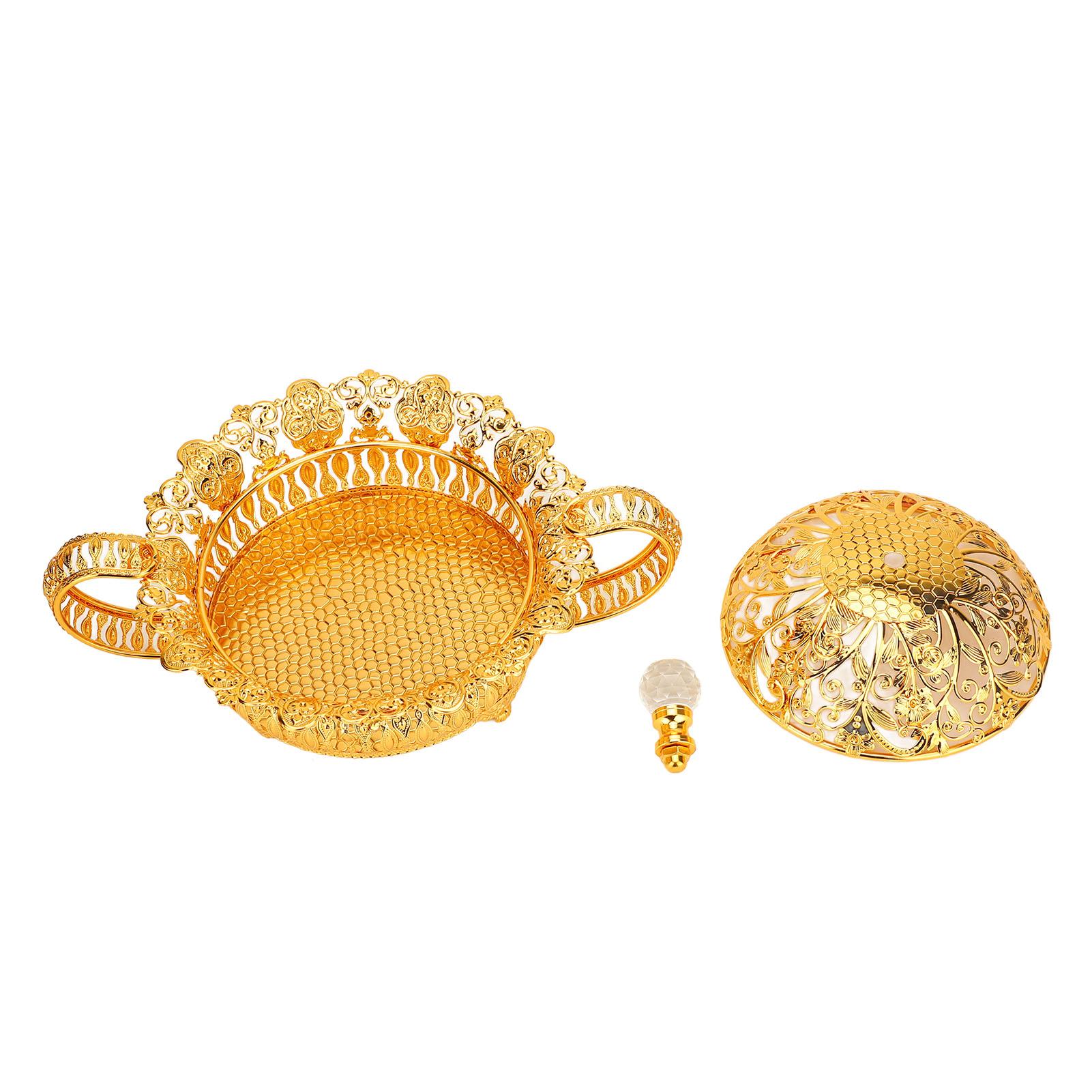 Obstteller-Set aus Metall im europäischen Stil, dekorativer, multifunktionaler Obstteller für Süßigkeiten und Snacks