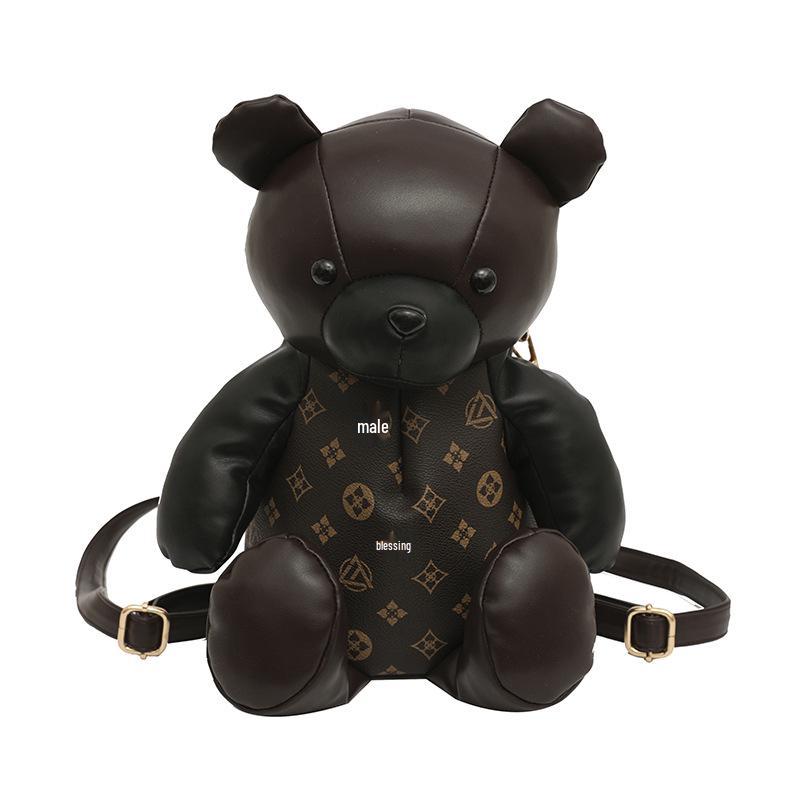 Rucksack im koreanischen Stil mit großem Fassungsvermögen: Wandelbare Einschulter-Schultasche für Mädchen der Unter- und Oberstufe kaffeebraun