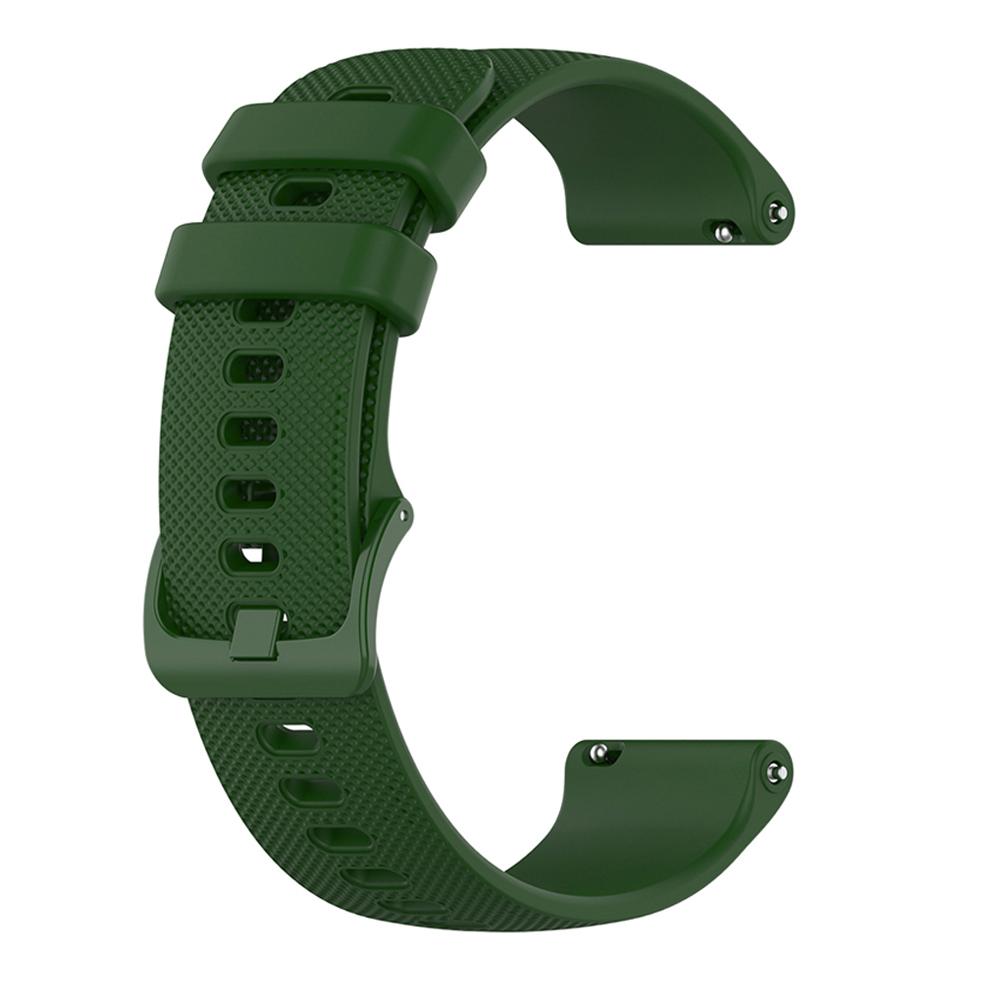 18mm 20mm 22mm Uhrenarmband für Garmin Venu 3/3s/2/2s Silikon-Uhrenarmbänder Armband für Garmin Vivoactive 3/4/4s/Forerunner 245 Bänder 18mm universal black