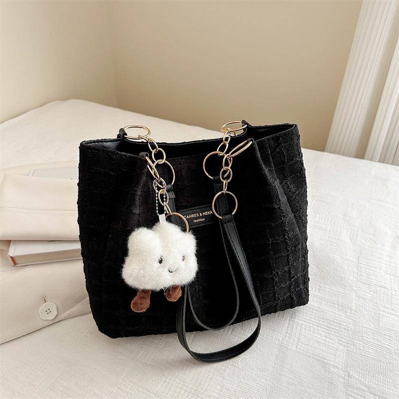 Handtasche mit großer Kapazität, modische koreanische Version, Frühling neu, vielseitig, lässige Tasche, Damen-Gentle-Tote-Bag separate bag beige
