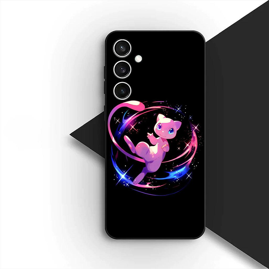 Hülle für Huawei P30 P20 Mate 20 Lite Pro Y7 Y6P Y7A 2019 Nova 5T 3I Hülle Handyhülle Mewtu P-Pokemons Mew two P-Pikachus Huawei nova 5T