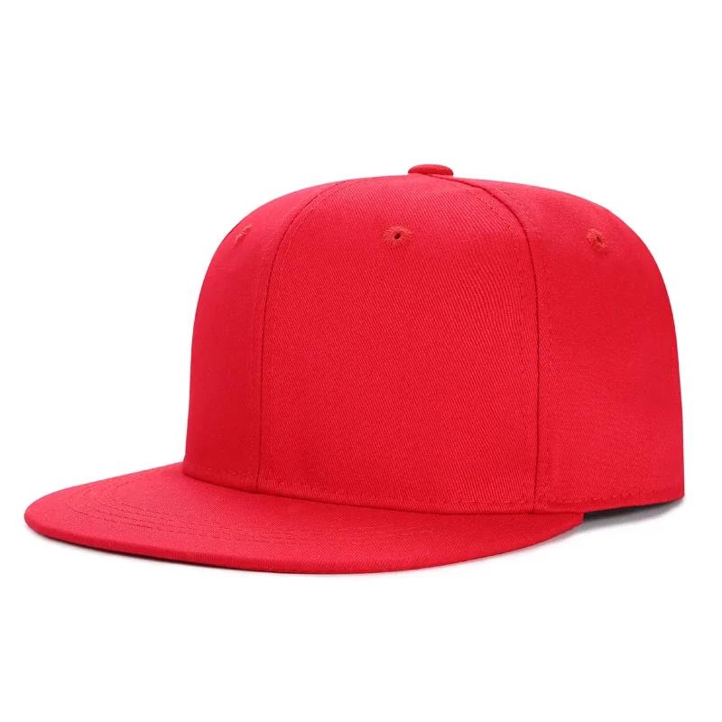 Große Größe Hinten Geschlossen Skateboard Kappe Damen Eng Anliegende Baseballkappe XXL Herren Hip-Hop Snapback Skate Kappen Fußballhut 60cm 62cm 64cm 59CM red