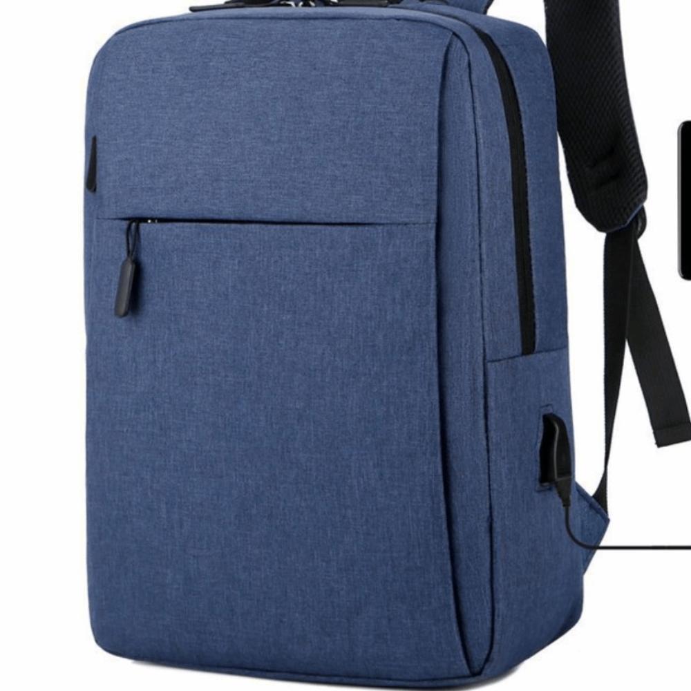 Oxford-Stoff Business-Reise-Rucksack Freizeit-Tablet-Tasche Tägliche Computer-Rucksack Herren blau