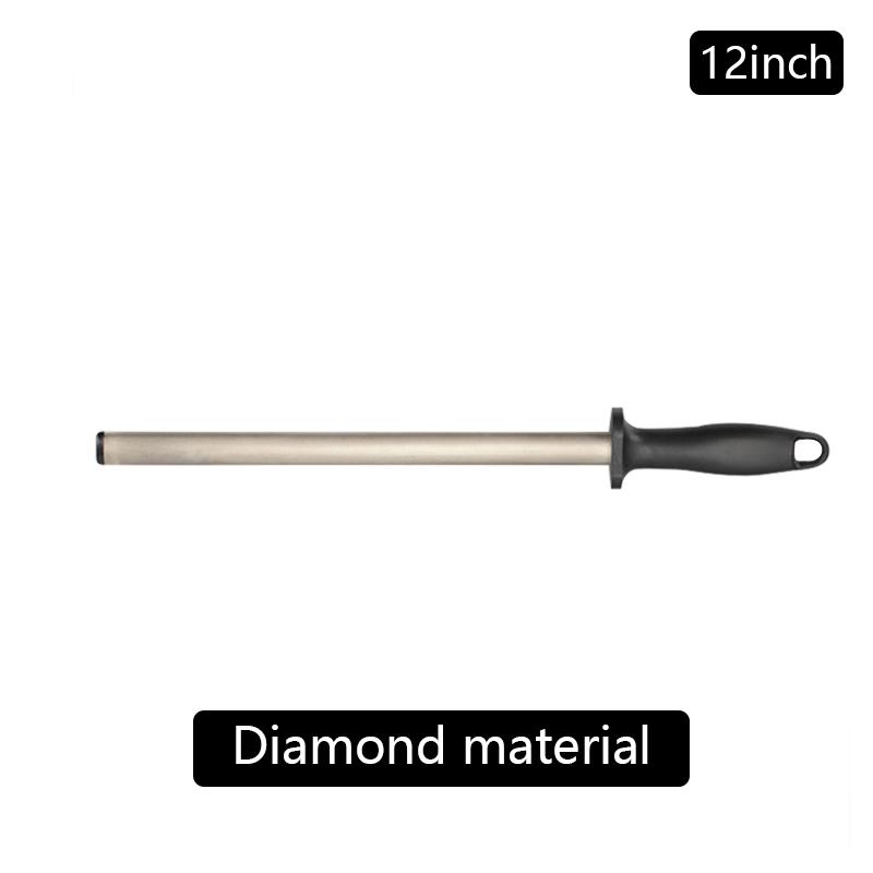 8/12 zoll Professionelle Diamant Messer Spitzer Stange Langlebige Messer Mühle Mit Nicht-Slip Griff Küche Messer Schärfen Klinge Stange 12 INCH