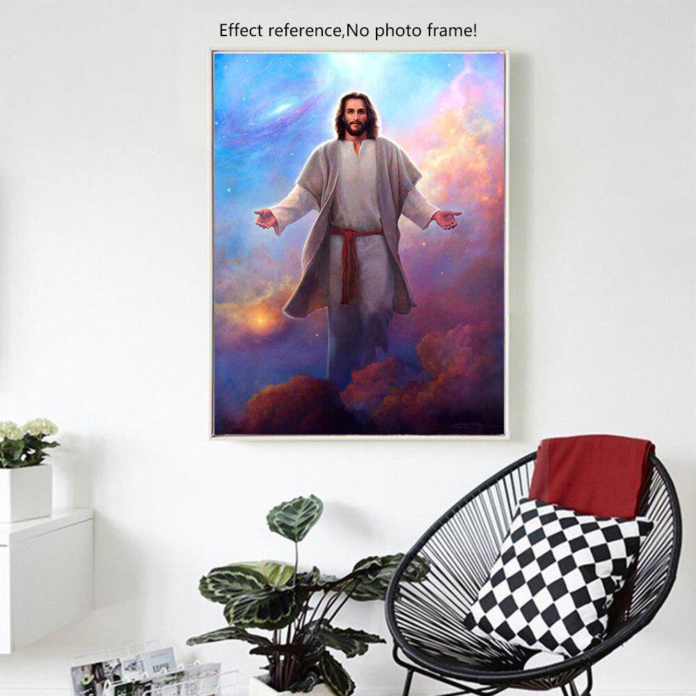 Diamant-Malerei „Pate im Himmel“, Kristall-Stickerei, Kreuzstich, Handarbeit, Mosaik-Malerei 20X30CM