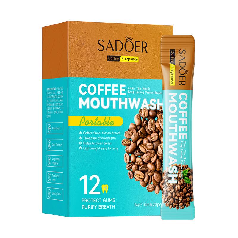 Zitrone Mundwasser Frische Oral Mund Pflege Reinigung Pflege Einweg Mundwasser Tragbare coffee