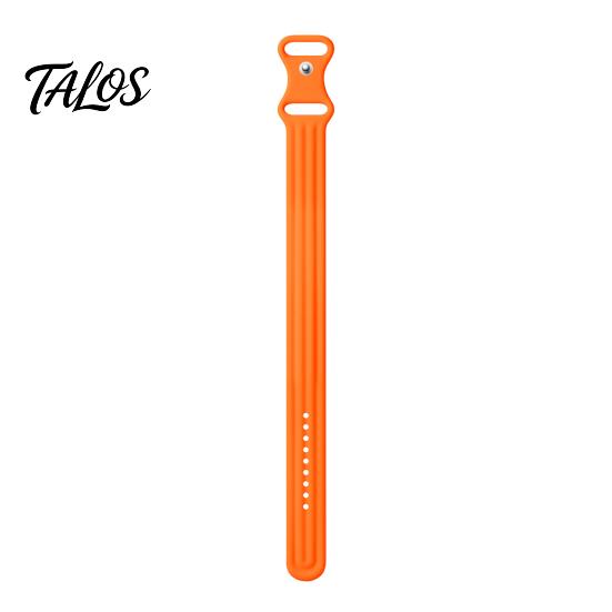Uhrenarmband für Google Fitbit Air, Ersatzarmband für Fitness-Tracker, Schweißbeständiges verstellbares Silikon-Sportarmband für Damen Herren orange