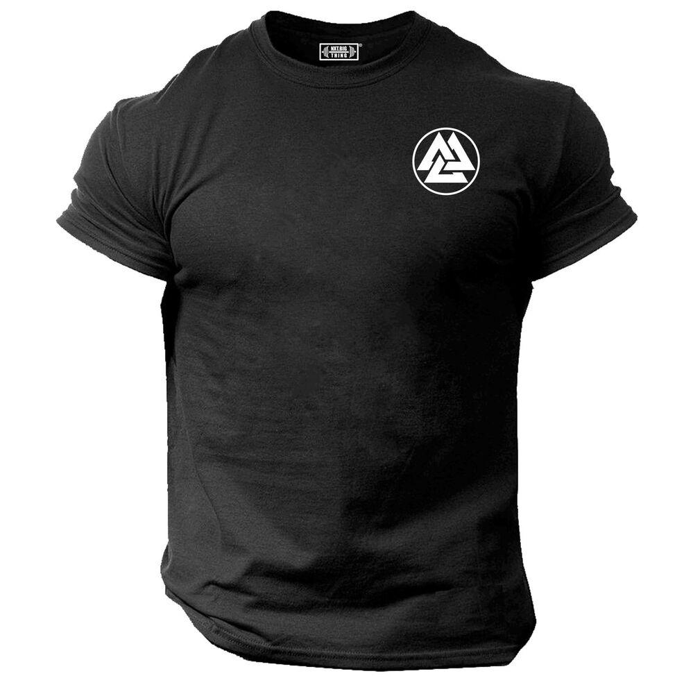 Valknut Pocket Gym Kleidung Bodybuilding Wikinger Thor Odin Gymwear Top Unisex T-Shirt S