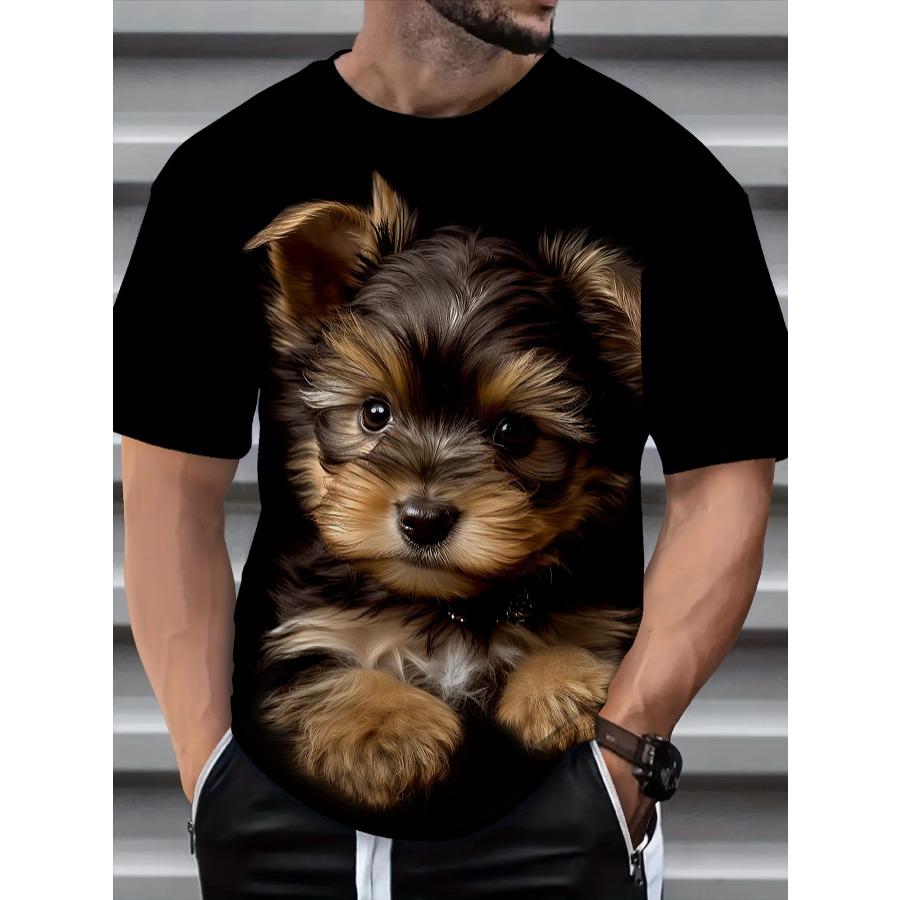 Übergröße Das Doktor Lebhafter Grafikdruck T-Shirt - Kurzarm, Kühl und Atmungsaktiv, Bequeme Passform - Herrenmode Kleidung für den Alltag M