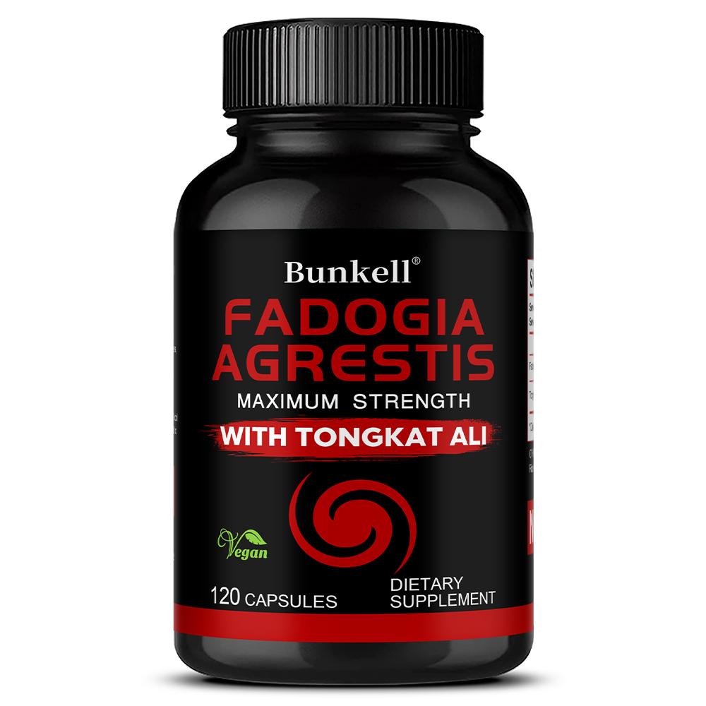 Fadogia Agrestis Extrakt Nahrungsergänzungsmittel, Tongkat Ali Wurzel Extrakt, 120 Kapseln pro Flasche 120 Capsules