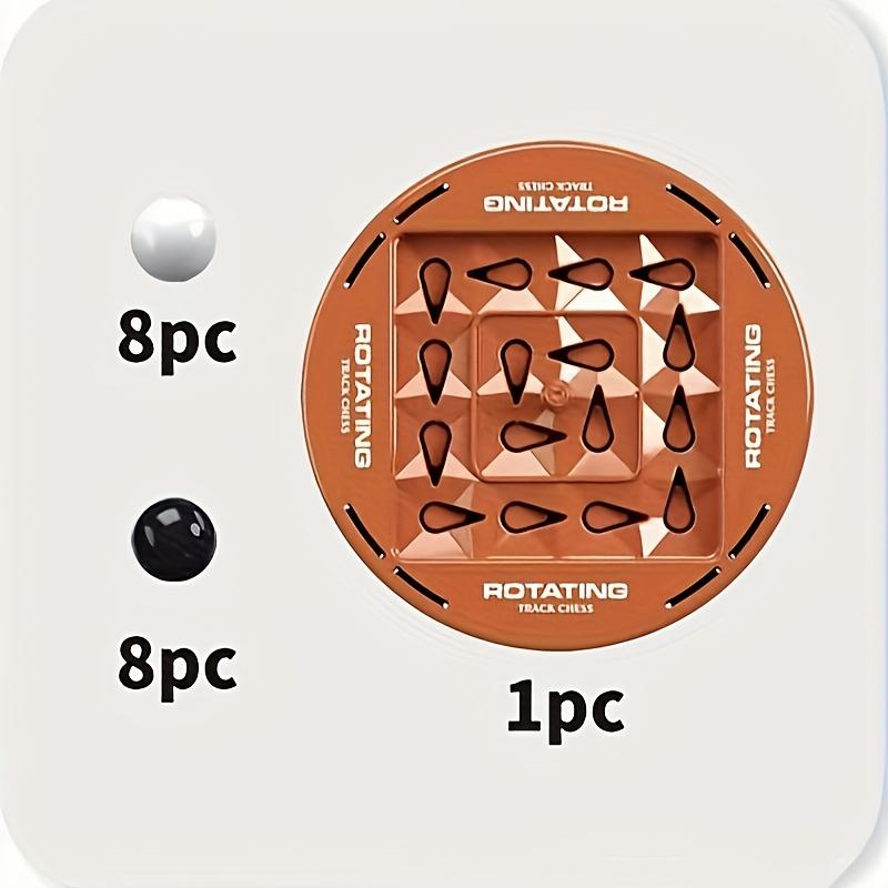 Logik Schachbahn Spiel Lernspielzeug, Bahn Schachspiel, Vier in einer Reihe Spiel, Lustiges Tischplatten 2 Spieler Puzzle Brettspiel Set, Ideale Geburtstage, Track Logic Chess